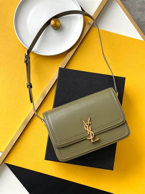 ysl green purse|green saint laurent bag.